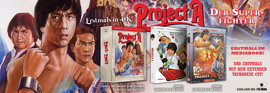 PROJECT A - DER SUPERFIGHTER+ PROJEKT B | FULLSET - 4 MEDIABOOKS+SCHUBEREDITION