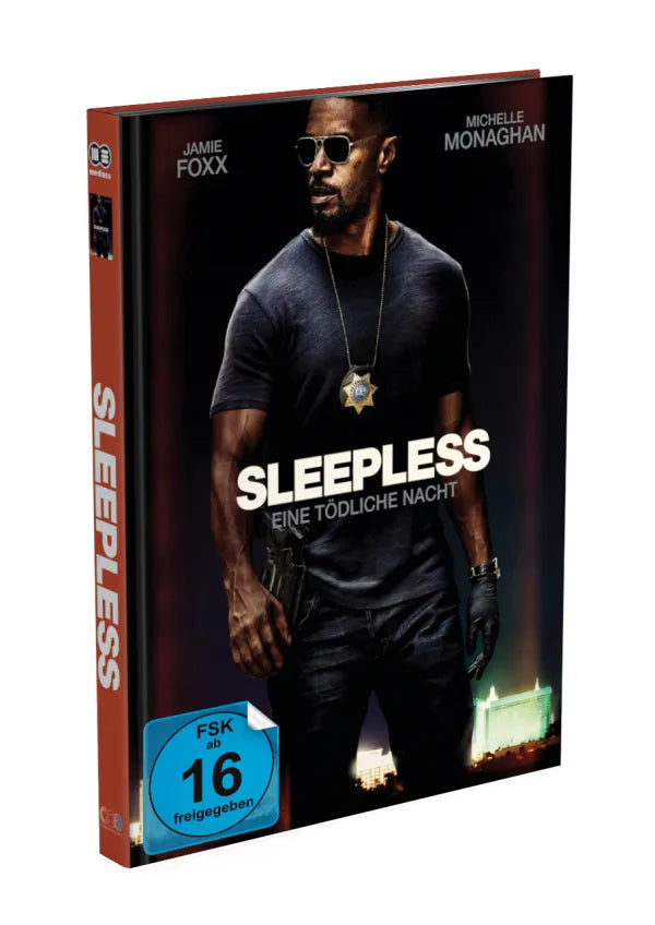 SLEEPLESS – EINE TÖDLICHE NACHT – 2-Disc Mediabook Cover A (Blu-ray + DVD) Limited 999 Edition