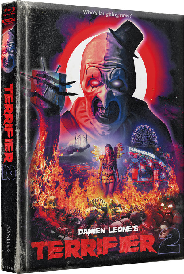 BR Terrifier 2 (4K UHD) - 2-Disc Mediabook (Cover H wattiert) - B-Ware ohne Limitierungsnummer