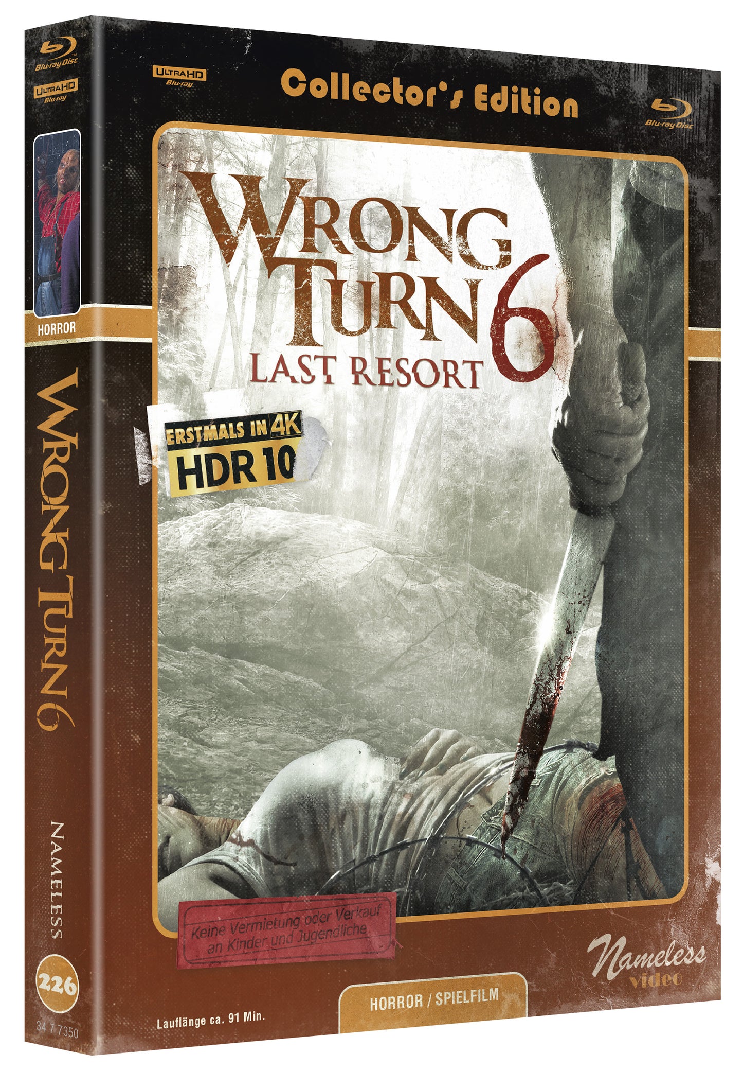Wrong Turn 6 | Limitiertes Mediabook - Cover C, Retro
