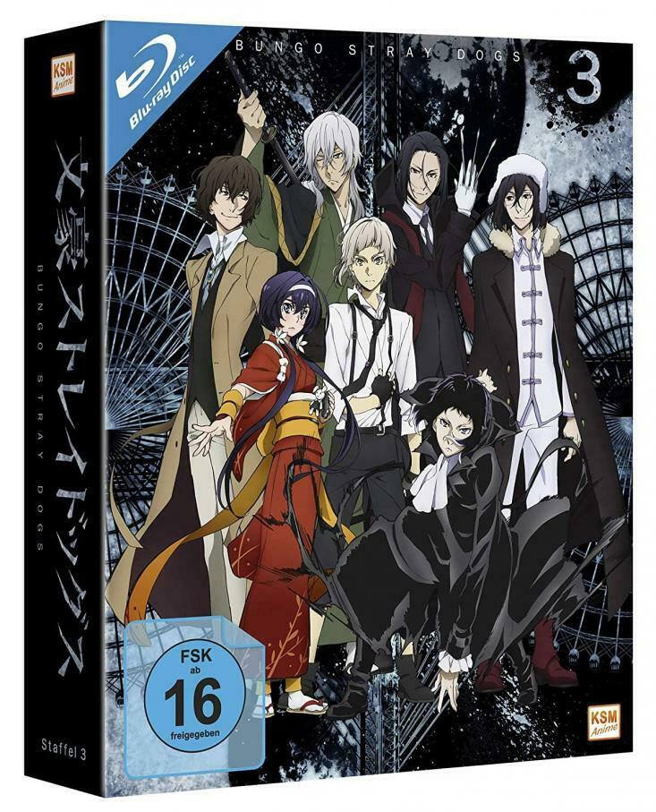 Bungo Stray Dogs - Staffel 3 (3 discs) Blu - ray - fanpush - media