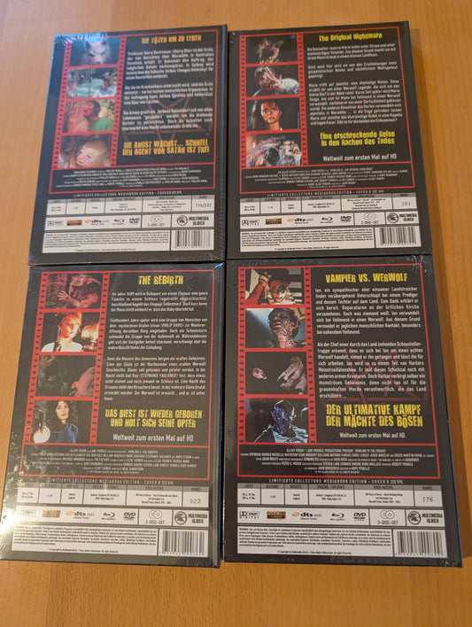 The Howling III + IV + V + VI | Mediabook Bundle - Cover B
