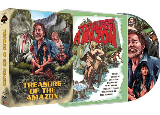 BR+DVD Treasure of the Amazon Lim. 777 mit Poster & Bierfilz in Scanavo Full-Sleeve Box im Schuber