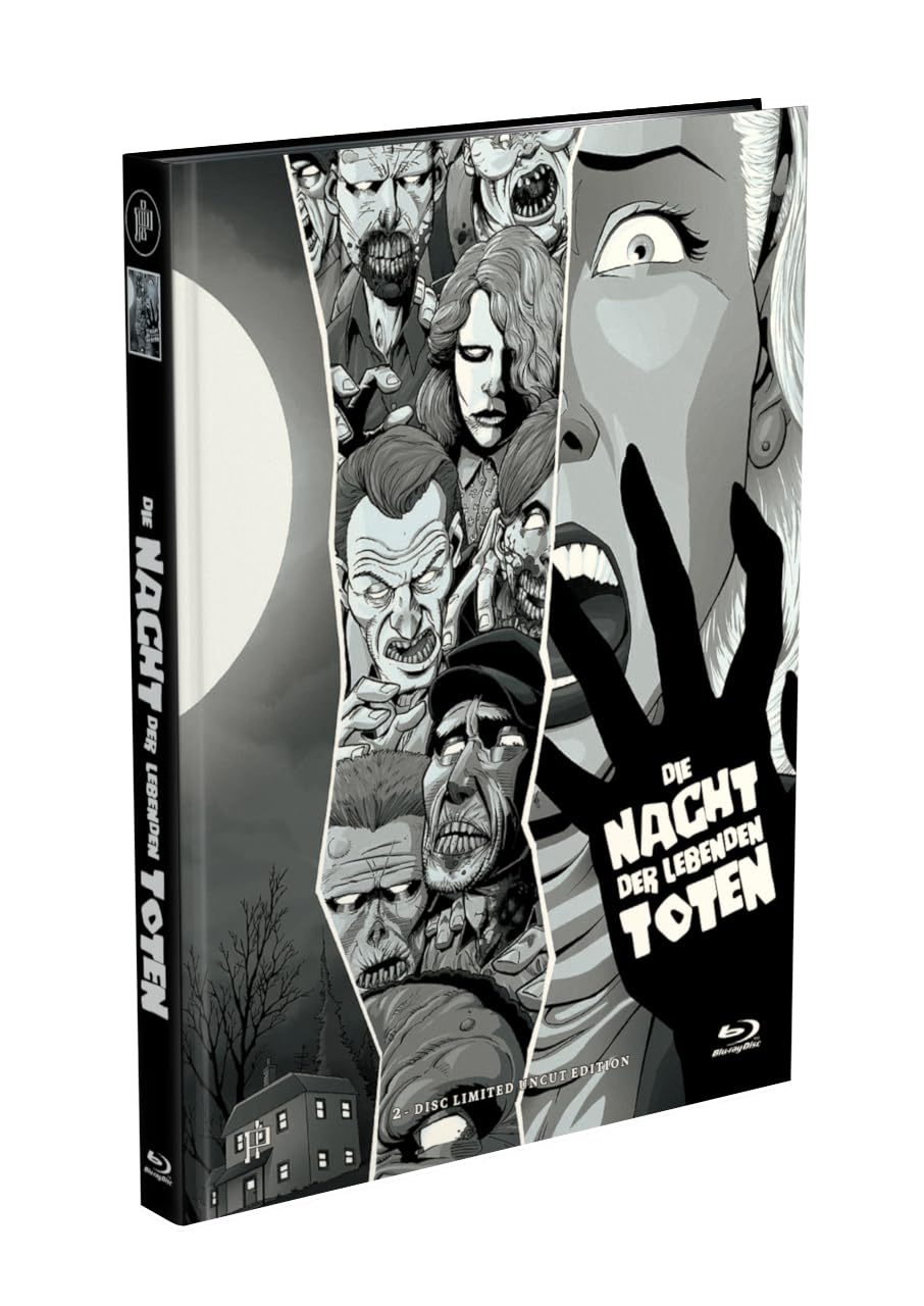Die Nacht der lebenden Toten (Neue Retro Synchro) | Mediabook Cover C limited 44 UNCUT