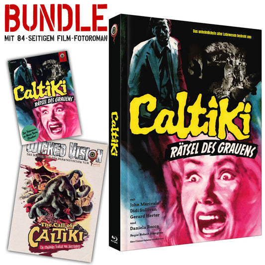 BUNDLE Caltiki - Rätsel des Grauens - Uncut Mediabook Edition (DVD+blu-ray) (A) + Fotoroman