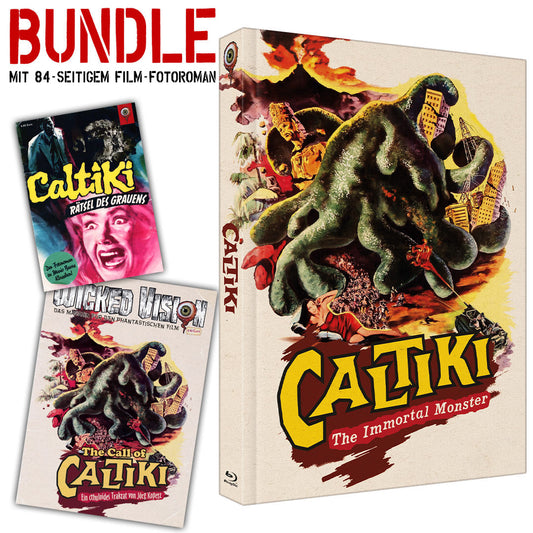 BUNDLE Caltiki - Rätsel des Grauens - Uncut Mediabook Edition (DVD+blu-ray) (B) + Fotoroman
