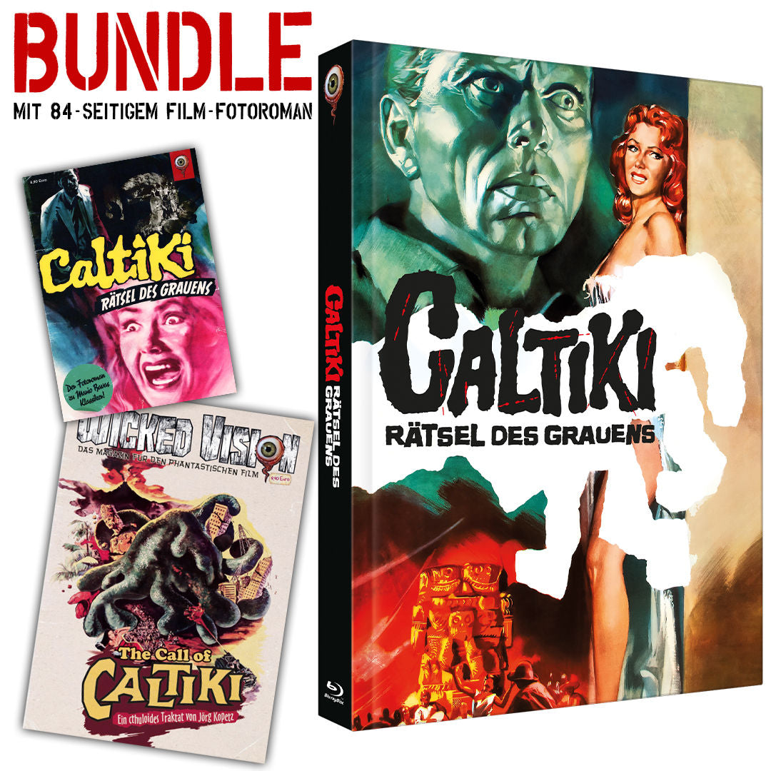 BUNDLE Caltiki - Rätsel des Grauens - Uncut Mediabook Edition (DVD+blu-ray) (C) + Fotoroman