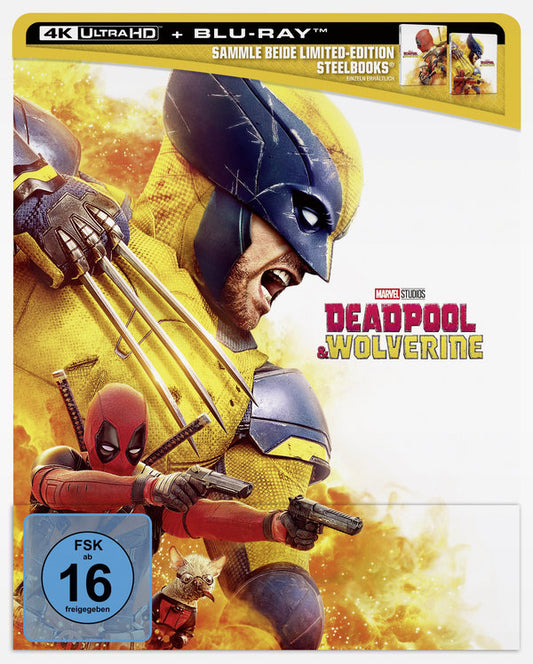 Deadpool - Deadpool & Wolverine - Limited Edition - Steelbook - Wolverine (4K Ultra HD) (+ Blu-ray)