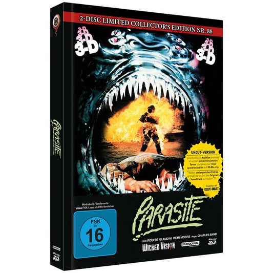 Parasite - Killer Parasit 3D - Uncut Mediabook Edition (blu-ray) (A)