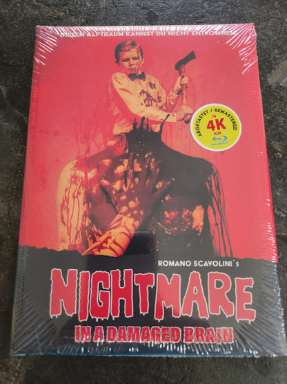 Nightmare in a Damaged Brain | Remastered Limited Mediabook Cover E Edition wattiert