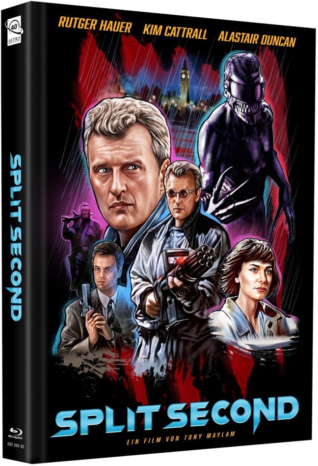 Split Second (1992) Cover B, Limited Edition, Mediabook, Remastered in 4K