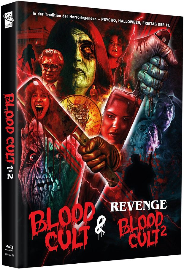 Blood Cult 1+2 Double Feature Cover B - Mediabook - Limited 66 Edition Blu-ray