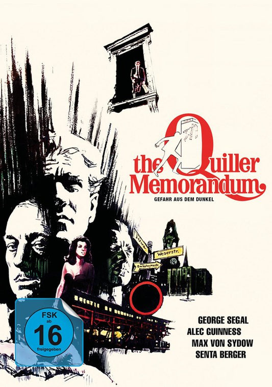Quiller Memorandum, The - Limited Mediabook Edition (blu-ray) (Cover schwarz/weiss)