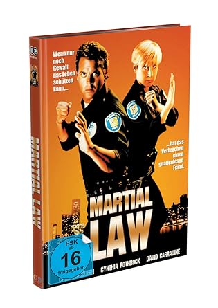 Martial Law 1 - Mediabook Cover B (lim.) [4K UHD, Blu-ray, DVD]