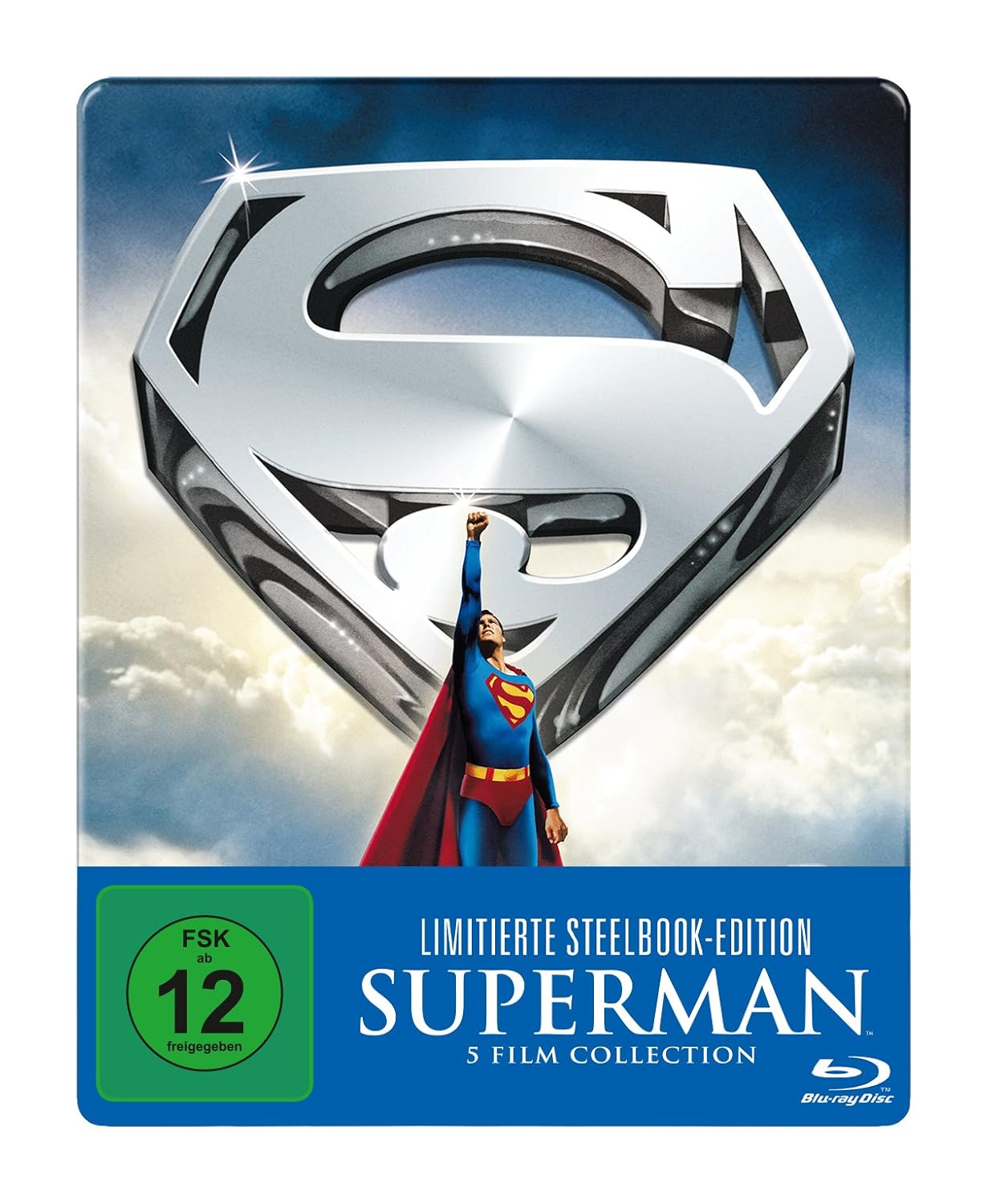 Superman 1-5: Die Spielfilm Collection 1978-2006 (Superman Anthology) | Steelbook