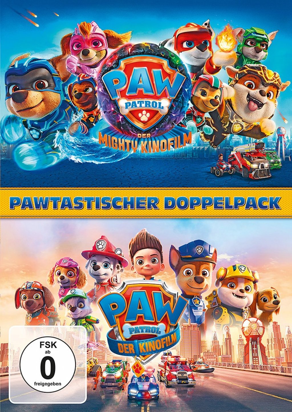 Paw Patrol - Der Kinofilm & Paw Patrol: Der Mighty Kinofilm - PAWtastischer Doppelpack