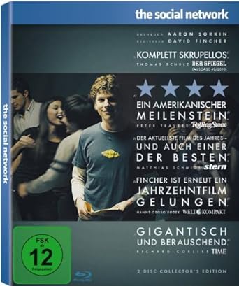 The Social Network (2-Disc Collector's Edition) [Blu-ray]  GEBRAUCHT