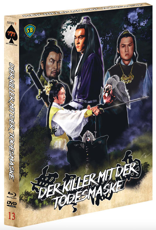 BR+DVD Der Killer mit der Todesmaske Lim. 777 mit Poster & Bierfilz in Scanavo Full-Sleeve Box