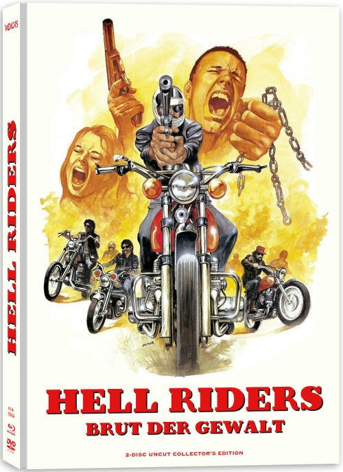 Hell Riders - Brut der Gewalt | Uncut Mediabook Edition - Cover B