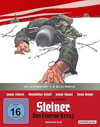 Steiner - Das Eiserne Kreuz - 4K UHD Steelbook + Blu-ray + Bonus Blu-ray + Limited Edition