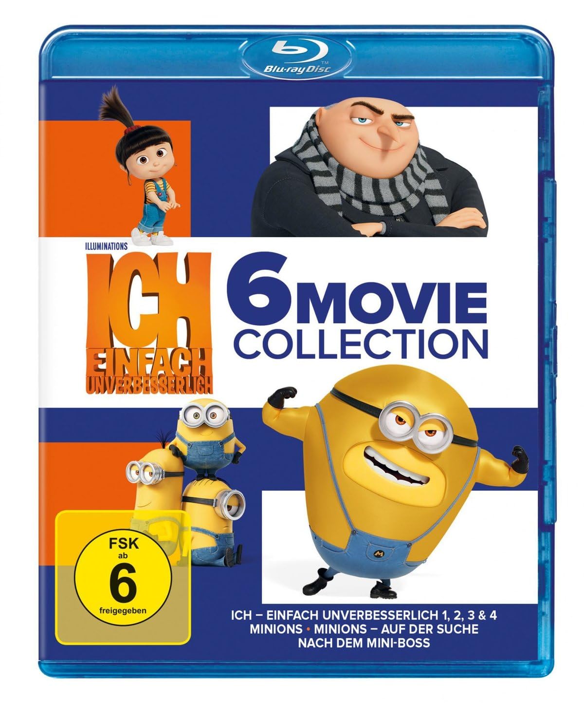 Ich einfach unverbesserlich & Minions - 6-Movie Collection