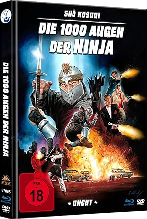 Die 1000 Augen der Ninja - Uncut Limited Mediabook (HD neu abgetastet) (+ DVD) [Blu-ray]