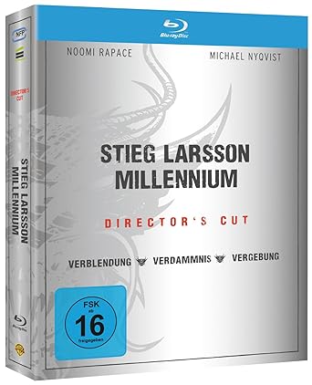 Stieg Larsson - Millennium Trilogie (Director's Cut) [Blu-ray]  GEBRAUCHT