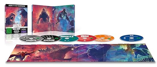 Godzilla Kong Monsterverse limited 5-Film Collection (4K UHD) [Blu-ray]