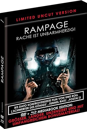BR+DVD Rampage - Rache ist unbarmherzig- Limited Uncut Black Book Edition