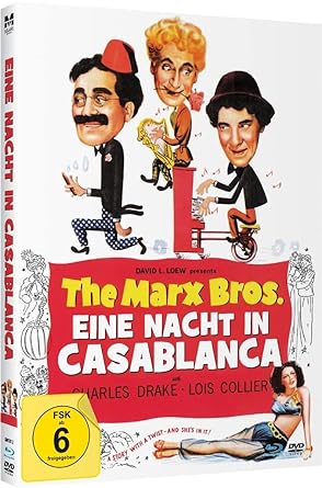 The Marx Bros. - Eine Nacht in Casablanca - Mediabook- Booklet/digital remastered)   BITTE BESCHREIBUNG LESEN