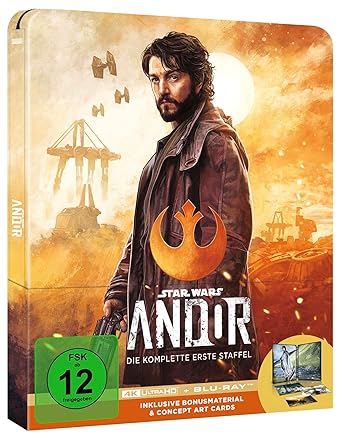 Andor - Staffel 1 - Steelbook - Limited Edition (4K Ultra HD) (+ Blu-ray) [6 Discs]. GEBRAUCHT