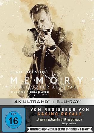 Memory - Sein letzter Auftrag LTD. - 4K UHD 2-Disc-Mediabook mit 24-seitigem Booklet (4K Ultra HD) (+ Blu-ray)