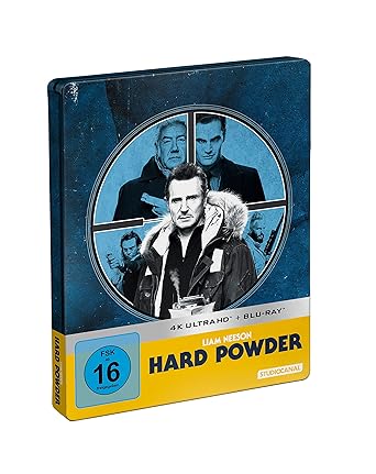 Hard Powder - Limited SteelBook Edition (4K Ultra HD) (+ Blu-ray 2D)  BITTE BESCHREIBUNG LESEN