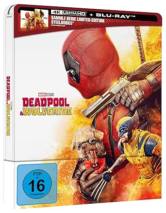 Deadpool & Wolverine – Limitiertes Steelbook „Deadpool“ (4K Ultra HD) (+ Blu-ray)