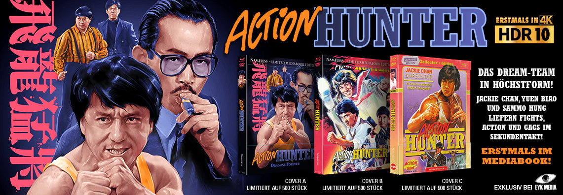 ACTION HUNTER | FULLSET 3 MEDIABOOKS - COVER A-C