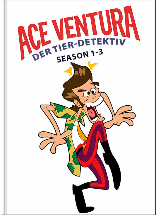 ACE VENTURA - DER TIERDETEKTIV (Blu-Ray) - Season 1-3 - Cover A - Mediabook - Die komplette Serie