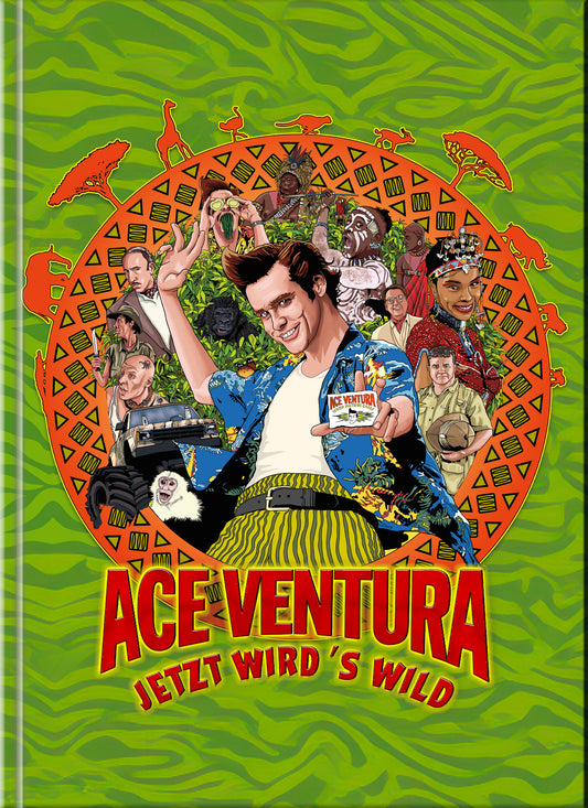 ACE VENTURA 2 - JETZT WIRD’S WILD (Blu-Ray+DVD) - Cover B - Mediabook - Limited Edition