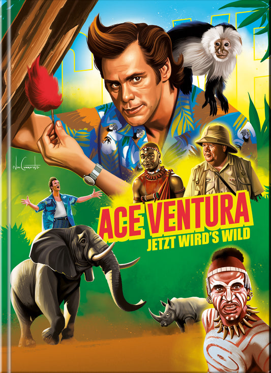 ACE VENTURA 2 - JETZT WIRD’S WILD (Blu-Ray+DVD) - Cover C - Mediabook - Limited Edition