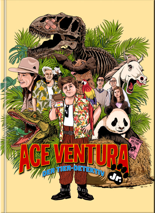 ACE VENTURA JR. - DER TIER-DETEKTIV (Blu-Ray+DVD) - Cover B - Mediabook - Limited Edition