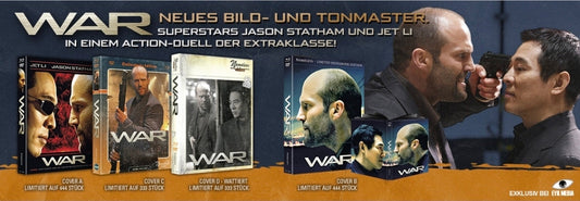 WAR | FULLSET - MEDIABOOK - COVER A-D