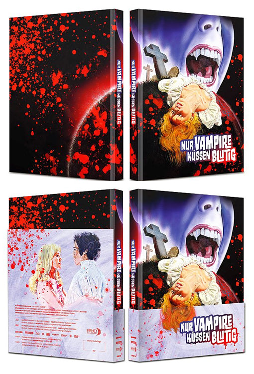 Nur Vampire küssen blutig | Limited Uncut 222 Edition Wattiertes Mediabook