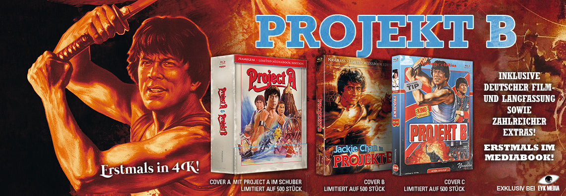 PROJECT A - DER SUPERFIGHTER+ PROJEKT B | FULLSET - 4 MEDIABOOKS+SCHUBEREDITION