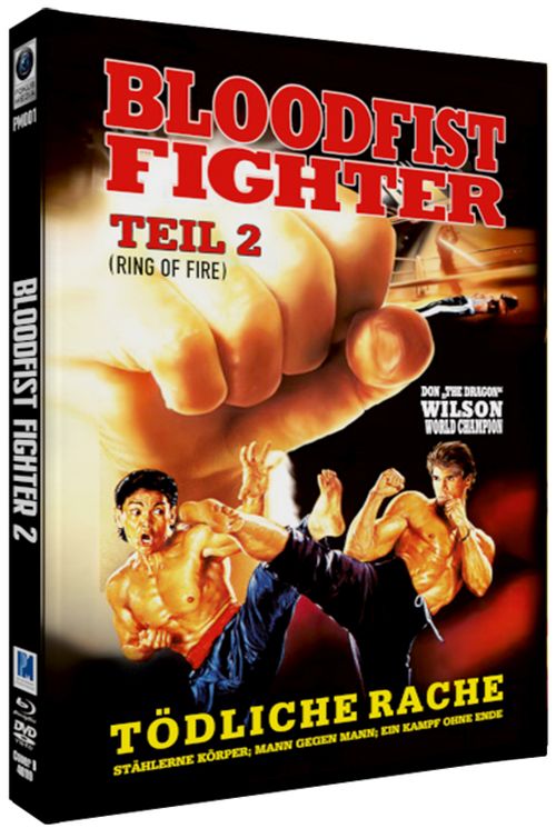 Ring of Fire - Bloodfist Fighter 2 - Uncut Mediabook Edition (DVD+blu-ray) (B)