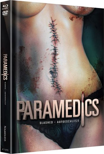 Paramedics - Slashed - Aufgeschlitzt - Uncut Mediabook Edition Cover Grün