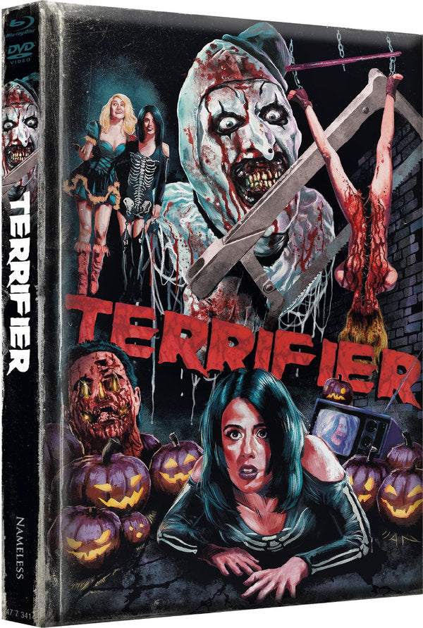 BR+DVD Terrifier - 2-Disc Mediabook (Cover K wattiert) - B-Ware ohne Limitierungsnummer