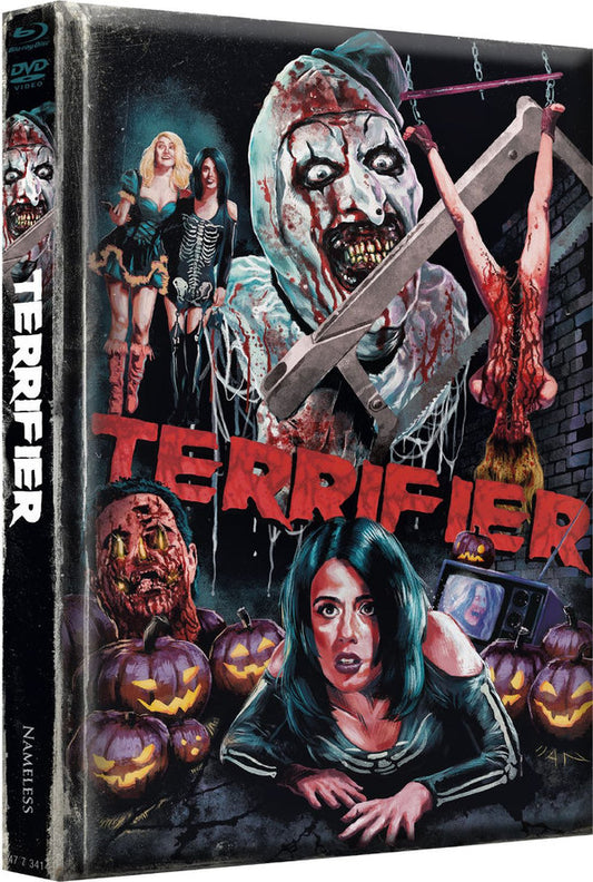 BR+DVD Terrifier - 2-Disc Mediabook (Cover K wattiert) - B-Ware ohne Limitierungsnummer