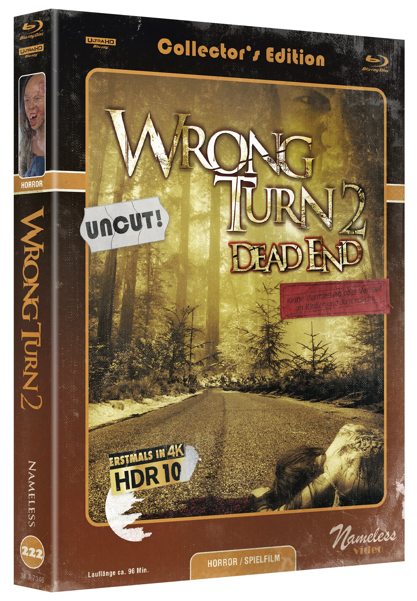 Wrong Turn 2 | Limitiertes Mediabook - Cover C, Retro