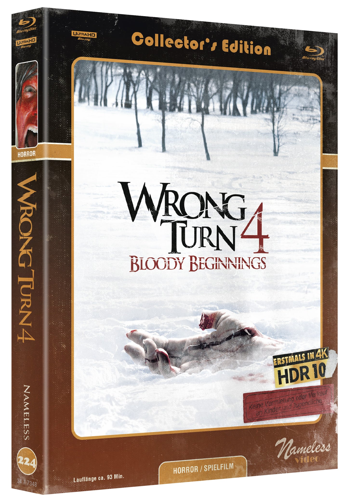 Wrong turn 4 | Limitiertes Mediabook - Cover C, Retro