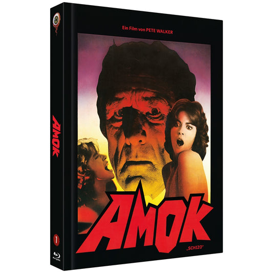 BR+DVD Amok (Schizo) - 2-Disc Mediabook (Cover A) - Pete Walker Collection Nr. 7