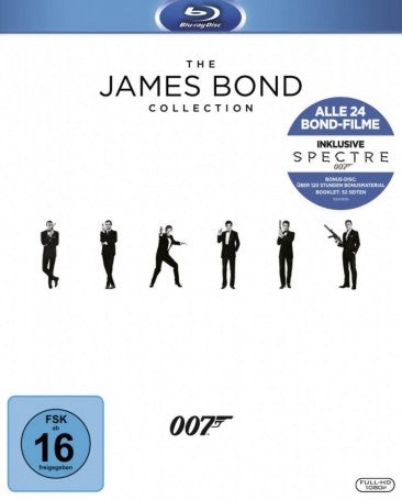 The James Bond Collection 2016 (Blu-ray) + James Bond 007 - Keine Zeit zu sterben - Collector's Edition (Blu-ray)